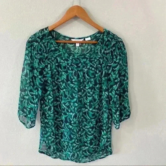 LC Lauren Conrad semi sheer top - Picture 1 of 3